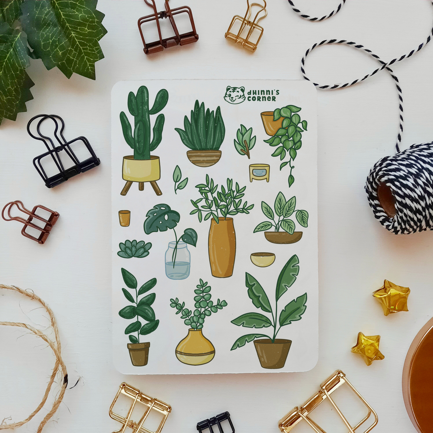 Indoor Jungle Sticker Sheet