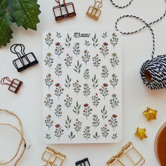Tiny Blossoms Sticker Sheet