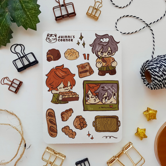 Little Loaf Friends Sticker Sheet
