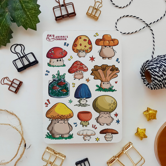 Shroomie Crew Sticker Sheet