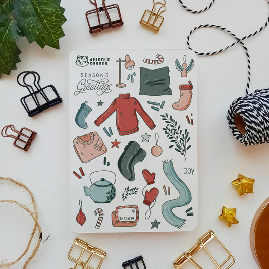 Sweater Weather Sticker Sheet