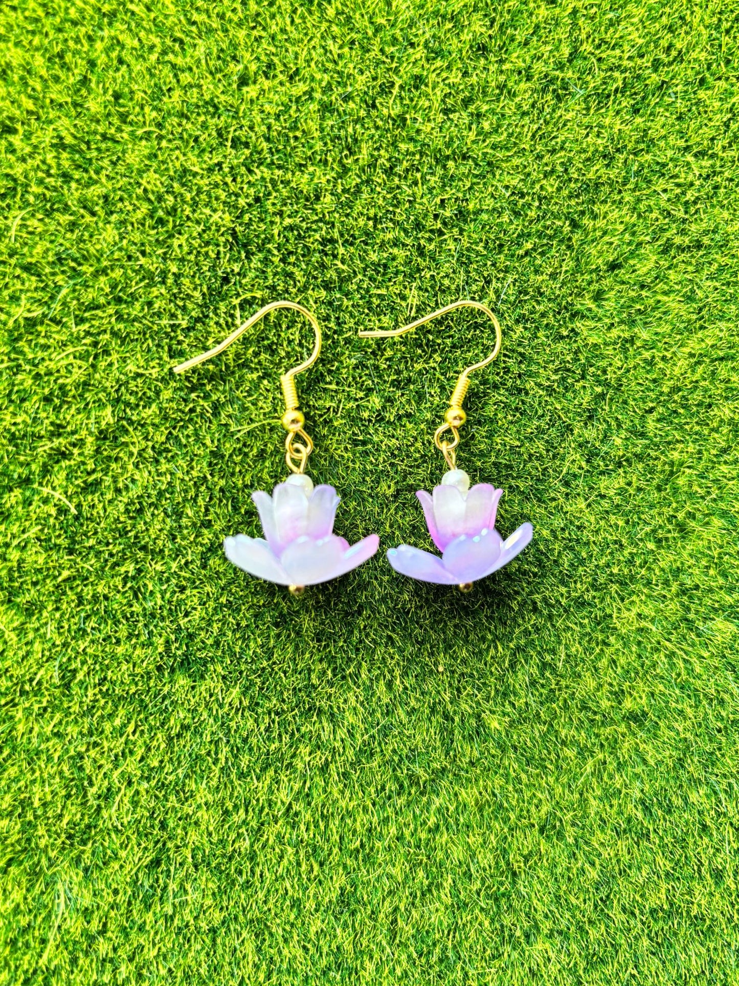 Lotus Drop Earrings (Pre-Order)