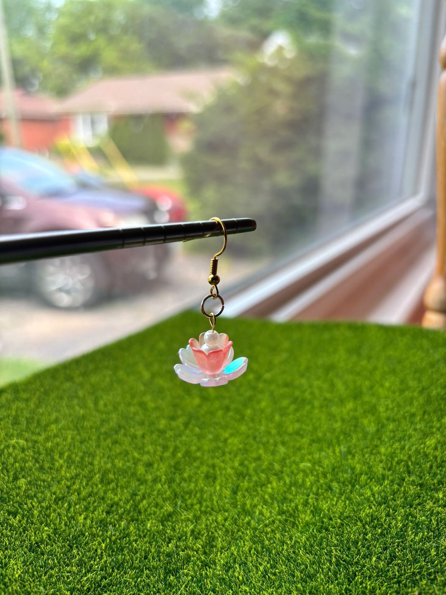 Lotus Drop Earrings (Pre-Order)