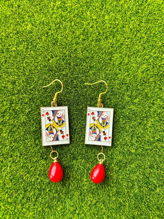 Queen of Hearts Drop Earrings (Pre-Order)