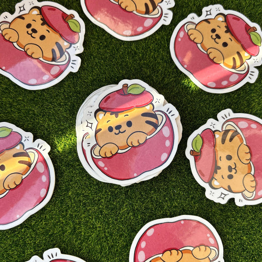 Tiger in a Teacup Apple